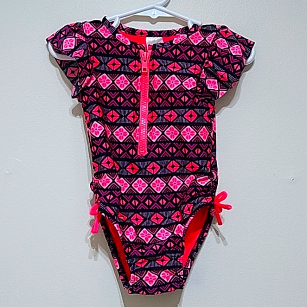 Cat & Jack Little Girl's One Piece Swimsuit